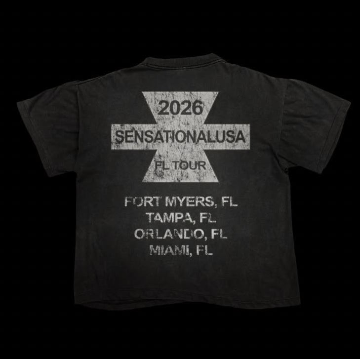 BLACK SUSA TOUR TEE